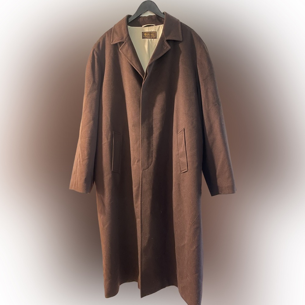 Loro Piana Storm System 100% cashmere long coat